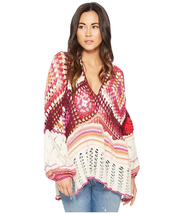 Free People - Call Me Crochet Top
