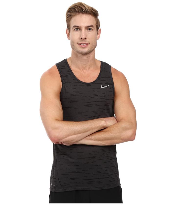 Nike - Dry Tailwind Print Running Tank Top