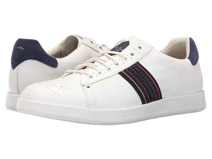 Paul Smith - Rabbit White Mono Lux Sneakers