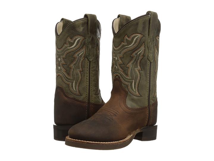 Old West Kids Boots - Broad Round Toe