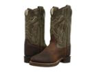 Old West Kids Boots - Broad Round Toe