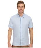 Perry Ellis - Short Sleeve Solid Linen Shirt