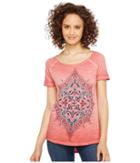 Lucky Brand - Geo Floral Tee