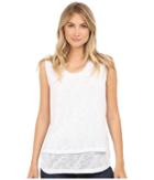 Nally &amp; Millie - High-low Tank Top With Side Slits