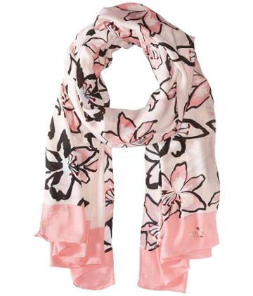 Kate Spade New York - Tiger Lily Floral Oblong Scarf