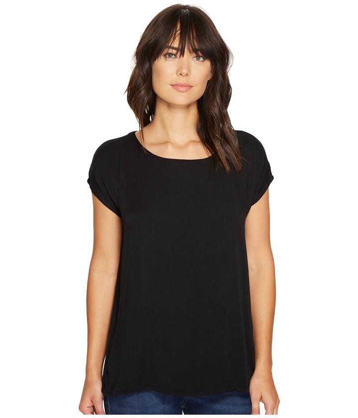 Allen Allen - Short Sleeve Square Top