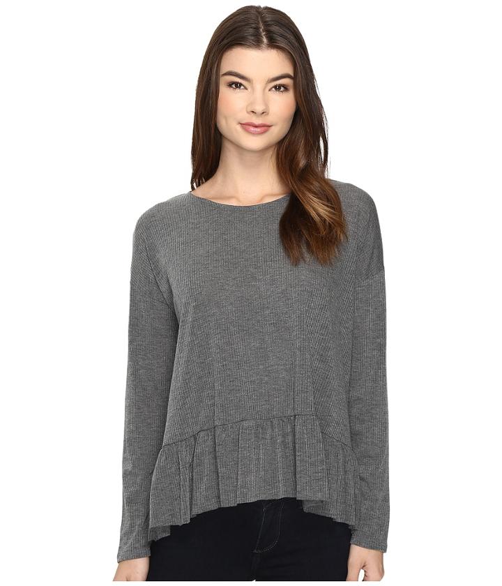 Brigitte Bailey - Primalia Long Sleeve Top With Ruffle