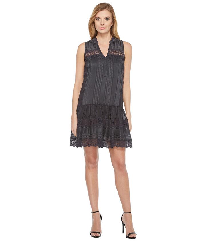 Rebecca Taylor - Sleeveless Stripe Silk Dress