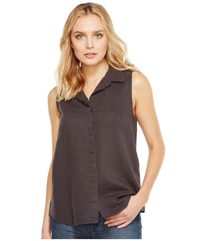 Nydj - Garment Dye Linen Sleeveless Top