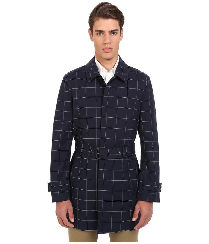 Michael Kors - Window Pane Cotton Trench Top