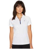 Lacoste - Short Sleeve Stripe Printed Ultra Dry Pique Polo