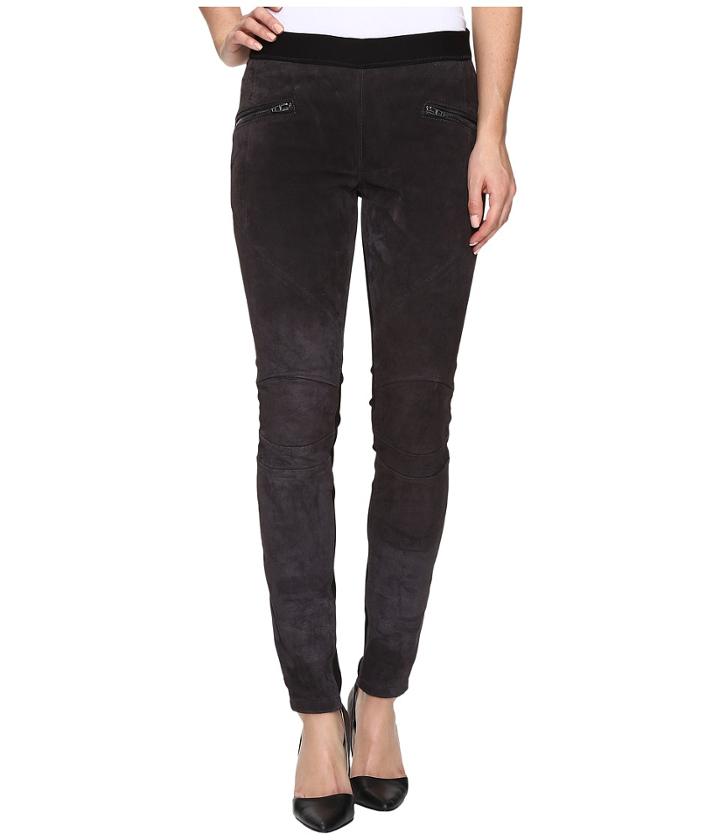 Blank Nyc - Pull-on Suede Grey Skinny In Highs/lows