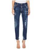 Dsquared2 - Cool Girl Steam Roller Medium Wash Jeans In Blue