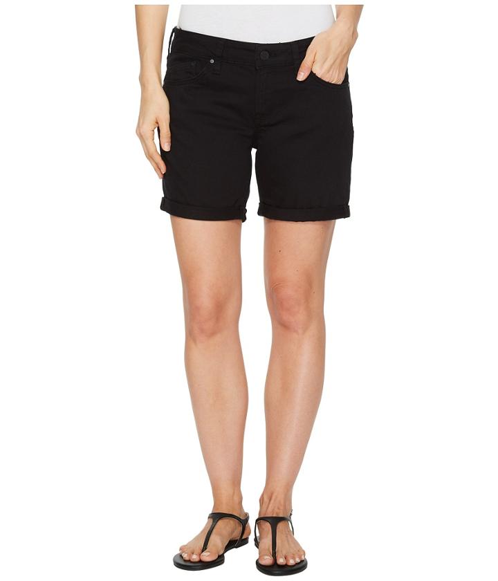 Mavi Jeans - Pixie Boyfriend Shorts In Black Nolita