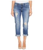 Kut From The Kloth - Petite Catherine Boyfriend Five-pocket Jeans In Fiery/medium Base Wash