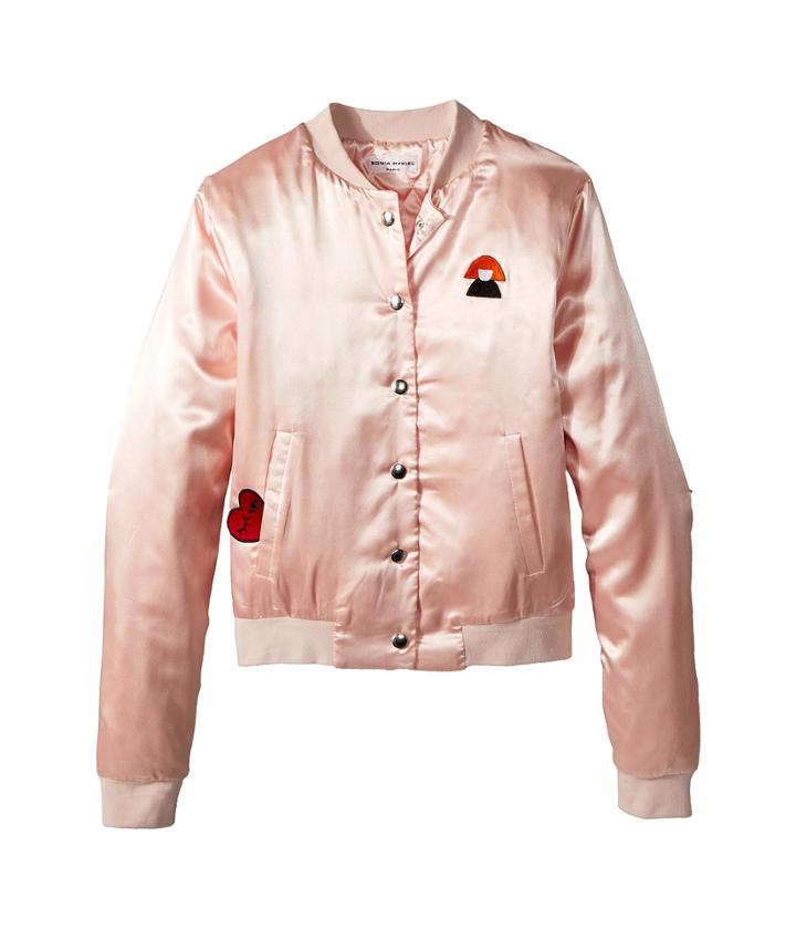 Sonia Rykiel Kids - Alegria Satin Jacket W/ Logo On Back