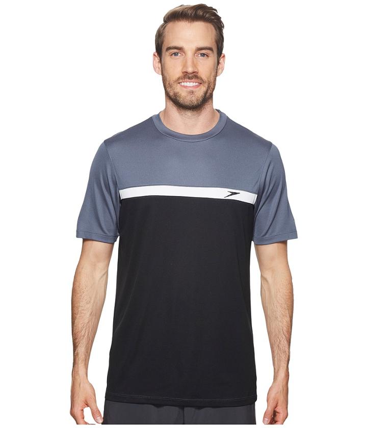 Speedo - Color Block Short Sleeve Swim Tee