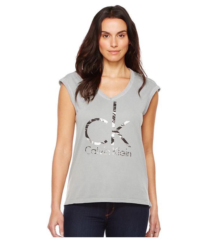 Calvin Klein Jeans - Brushstroke Foil Logo Tee