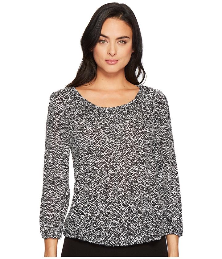Michael Michael Kors - Giraffe Scoop Neck Peasant Top