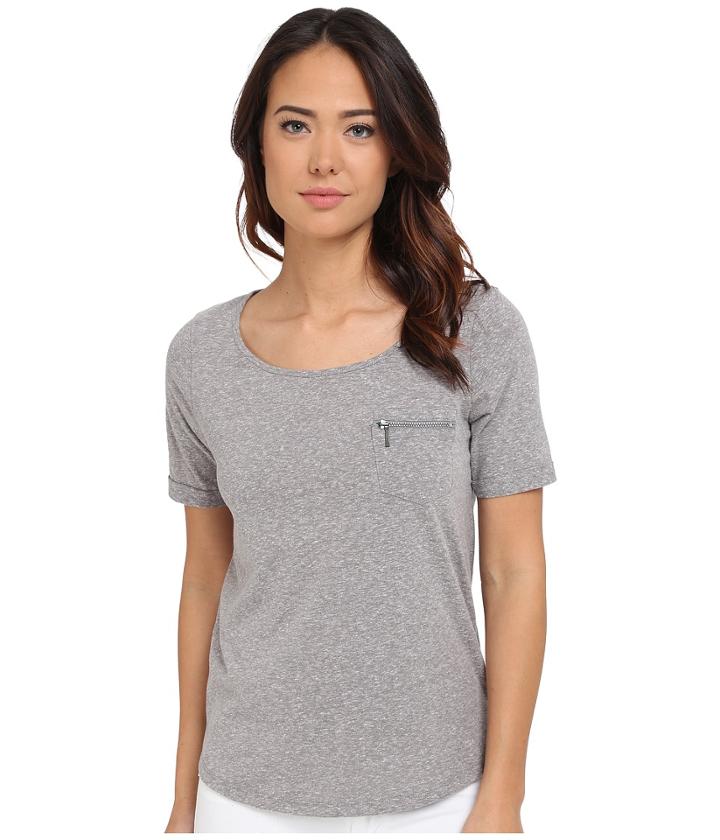 Mavi Jeans - Short Sleeve T-shirt With Zipped Chest Pocket