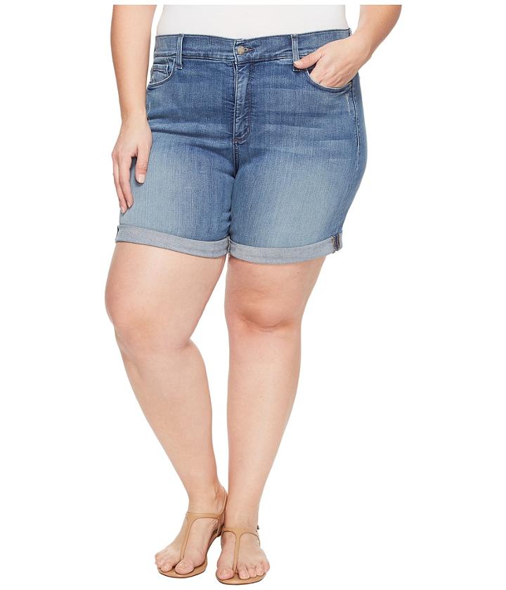 Nydj Plus Size - Plue Size Jessica Boyfriend Shorts In Paloma Rips