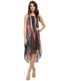 Karen Kane - Modern Art Hi-lo Dress