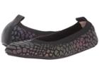 Yosi Samra Kids - Sammie Reflective Croco Neoprene Leather Flat