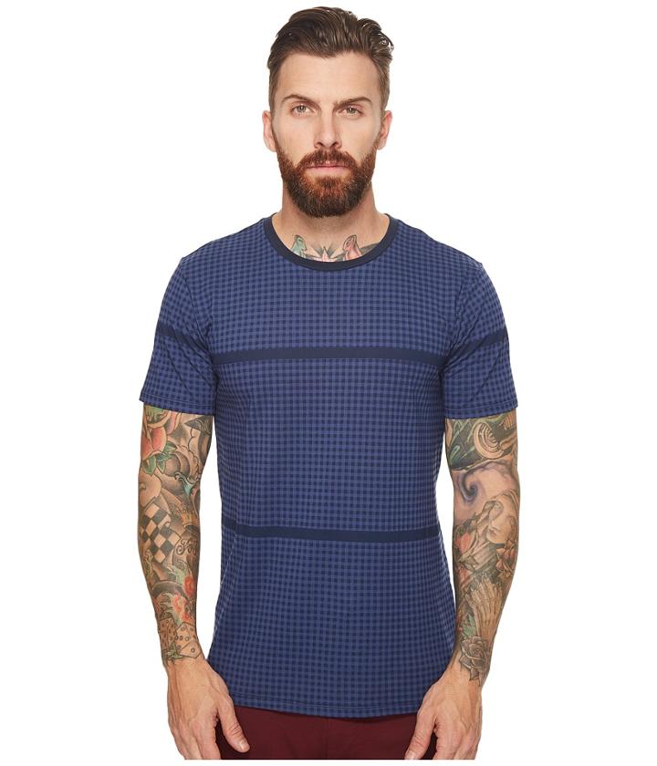 Ben Sherman - Tonal Gingham Print Tee