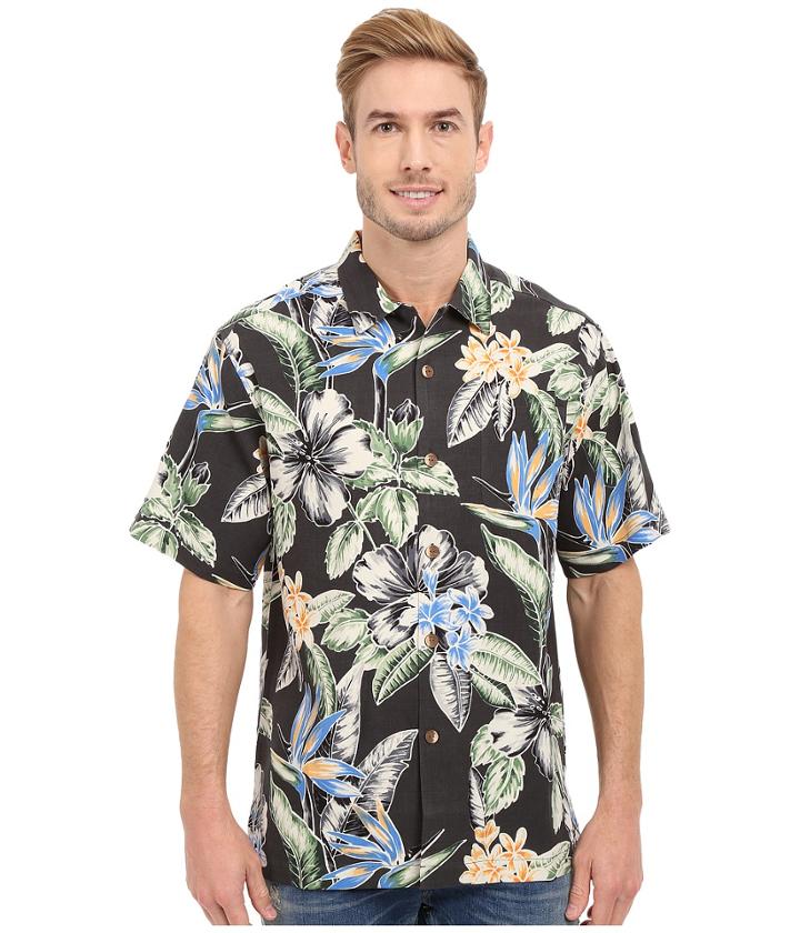 Tommy Bahama - Big Island Blooms Tortola Silk Camp Shirt
