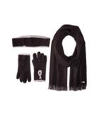 Calvin Klein - Three-piece Two-tone Scarf/headband/gloves Set