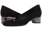 Salvatore Ferragamo - Suede With Beading Low-heel Pump