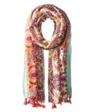 San Diego Hat Company - Bss1700 Paisley Scarf With Tassels