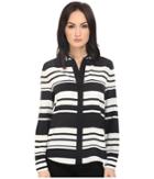 Kate Spade New York - Cape Stripe Silk Shirt