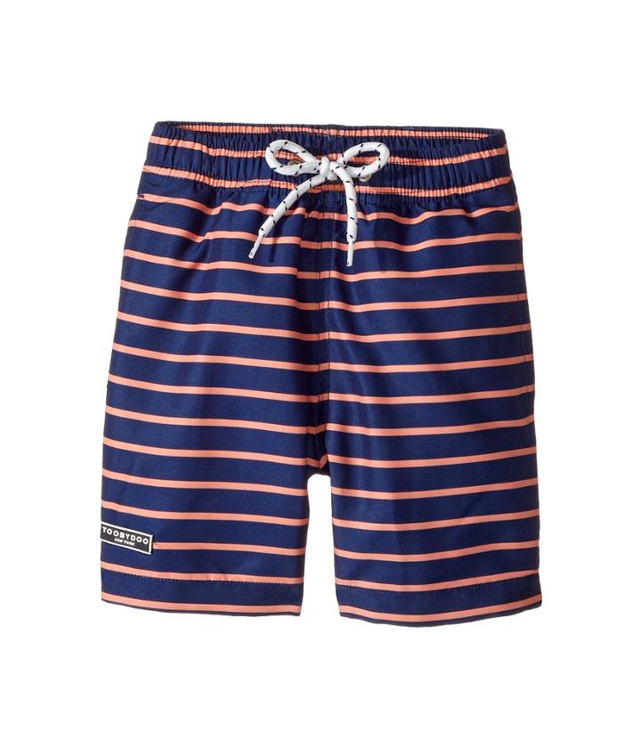 Toobydoo - Orange Navy Swimsuit - Short