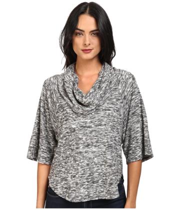Splendid - Silver Mountain Jersey Cowl Neck Pullover