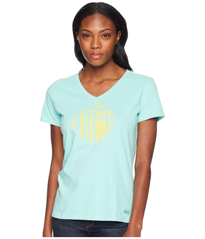Life Is Good - Mountain Bike Woods Crusher Vee Tee