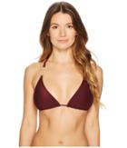 Kate Spade New York - Crescent Bay #74 String Bikini Top W/ Bow Hardware Removable Soft Cups