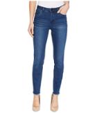 Fdj French Dressing Jeans - Olivia Fashion Slim Ankle Frayed Hem In Medium Indigo