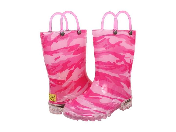 Western Chief Kids Camo Lighted Rain Boot
