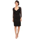 Rsvp - Short Margaux Lace 3/4 Sleeve Dress