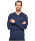 Lacoste - V-neck Cotton Jersey Sweater