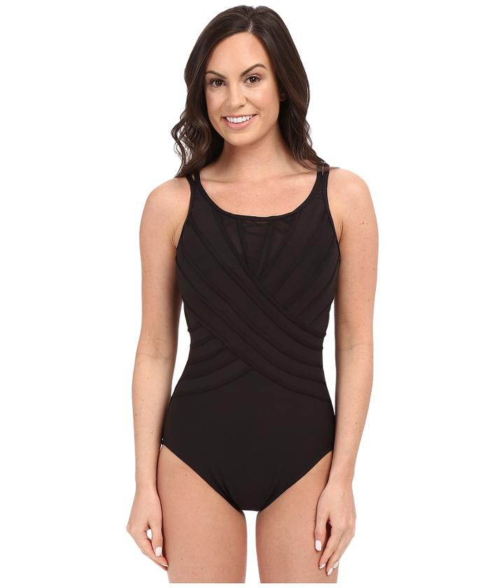 Miraclesuit - Solid Highneck One-piece
