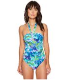 Lauren Ralph Lauren - Lush Tropical Cut Out One-piece