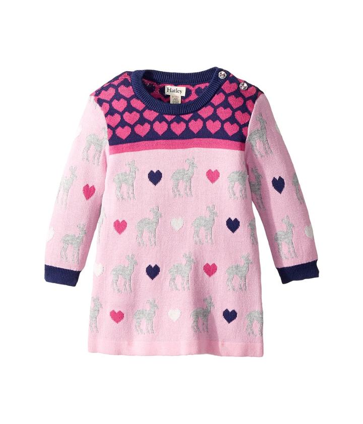 Hatley Kids - Deer Hearts Mini Sweater Dress