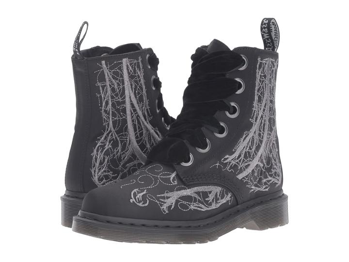 Dr. Martens - 1460 Vena Boot - Blood Vessel Silver Embroidery