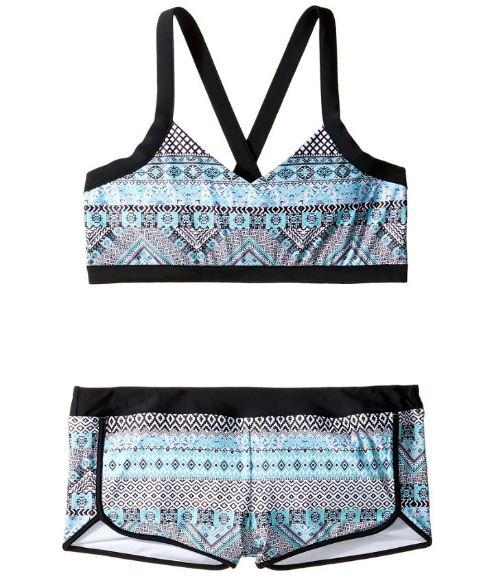 Seafolly Kids - Aztec Tapestry Boyleg Tankini Set