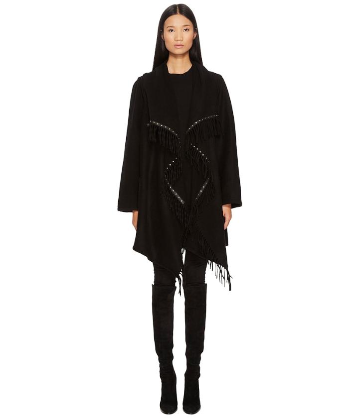 The Kooples - Long Check Poncho