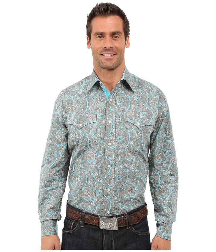 Stetson - Modern Paisley Long Sleeve Snap Front Shirt