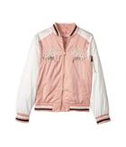 Urban Republic Kids - Satin Bomber With Chest Embroidery