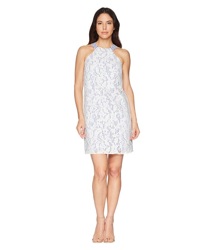 Maggy London - Breezy Leaf Lace Shift Dress